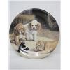 Image 3 : LOT OF 2 DECORATIVE WALL PLATES (DOGS) *HEAVY*
