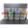 Image 1 : LOT OF 4 GLASSES (1910 BUICK, 1913 CHEVROLET, 1914 STUTZ, 1915 STUDEBAKER ETC...) *2 CLASSIC CARS PE