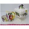 Image 1 : LOT OF DECORATIVE KITCHEN CONTAINERS (COFFEE CREAMER, COOKIE JAR) *VERY NICE*