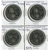 Image 1 : LOT OF 4 TOKENS (EDMONTON COMMONWEALTH GAMES) *1984*