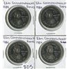 Image 1 : LOT OF 4 TOKENS (EDMONTON COMMONWEALTH GAMES) *1984*