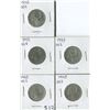 Image 1 : LOT OF 5 QUARTERS (CANADA) *1943*