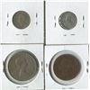 Image 2 : LOT OF 4 WORLD COINS (GREAT BRITAN SIX PENSE, HALF CROWN-STRAIT SETTLEMENT 1 CENT, 10 CENT) *1889-19