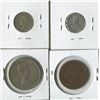 Image 2 : LOT OF 4 WORLD COINS (GREAT BRITAN SIX PENSE, HALF CROWN-STRAIT SETTLEMENT 1 CENT, 10 CENT) *1889-19