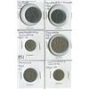 Image 1 : LOT OF 6 WORLD COINS (JAMAICA, REPUBLIC ITALIANA, CONFEDERATION HELVATICA) *ASSORTED DATES*