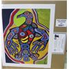 Image 1 : LIMITED EDITION PRINT (THUNDERBIRD WITH INNER SPIRIT, BY NORVAL MORRISSEAU)  *24 INCHES TALL BY 20 I