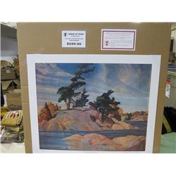 LIMITED EDITION PRINT (ISLAND GEORGIAN BAY, BY FRANKLIN CARMICHAEL)  *20 INCHES TALL BY 24 INCHES WI