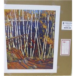 LIMITED EDITION PRINT (THE NORTHLAND, BY TOM THOMSON)  *24 INCHES TALL BY 20 INCHES WIDE*