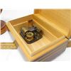 Image 3 : WOODEN VASE AND WOODEN MUSICAL JEWELLERY BOX (WORKING)