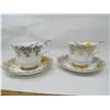 Image 2 : LOT OF 8 PIECES OF CHINA (2 CUPS AND SAUCERS -ROYAL ALBERT, 1-BUTTER DISH, 1-MOTHER CUP, SAUCER AND 