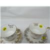 Image 3 : LOT OF 8 PIECES OF CHINA (2 CUPS AND SAUCERS -ROYAL ALBERT, 1-BUTTER DISH, 1-MOTHER CUP, SAUCER AND 