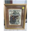 Image 2 : 2- SATURDAY EVENING POST PICTURE AND POSTER REPRODUCTION 18 X 21 AND 11 X 9"