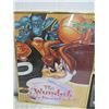 Image 2 : 3 CARTOON PICTURES- CARS AND SPACE JAM. 16X20, 11X11, 10X8