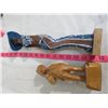 Image 11 : LARGE LOT OF WOODEN FIGURINES AND BOWLS
