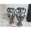 Image 1 : 2 CERAMIC VASES 22" TALL