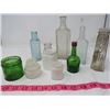 Image 2 : LOT OF BOTTLES. GREEN ETC, WATKINS BOTTLES