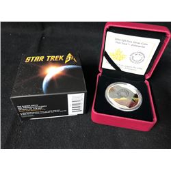 2016 $20 FINE SILVER COIN STAR TREK - ENTERPRISE (ROYAL CANADIAN MINT)