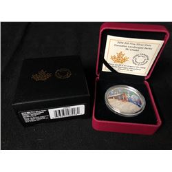 2016 $20 FINE SILVER COIN CANADIAN LANDSCAPES SERIES SKI CHALET (ROYAL CANADIAN MINT)