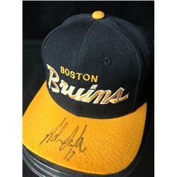 ADAM OATES SIGNED BOSTON BRUINS BALL CAP