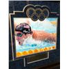 Image 2 : MICHAEL PHELPS SIGNED 2008 BEIJING SUMMER OLYMPIC GAMES 32' X 36' FRAMED PHOTO