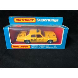 Vintage Matchbox Super Kings Plymouth GF Taxi K79