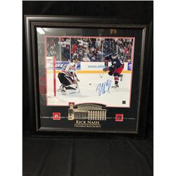 RICK NASH SIGNED 28" X 30" FRAMED PHOTO (FRAMEWORTH COA)