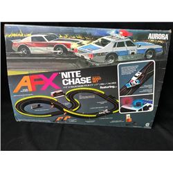 AURORA AFX NIGHT CHASE HD SCALE ROAD SET W/ ORIGINAL BOX