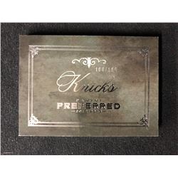 2012-13 Panini Preferred New York Knicks Jersey Booklett