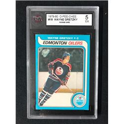 1979-80 O-Pee-Chee #18 Wayne Gretzky Rookie Card (5 EX)