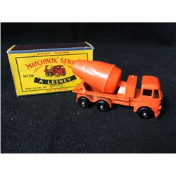 MATCHBOX LESNEY NO. 26 Cement Lorry ~ Original Box ~ VINTAGE (MINT CONDITION)