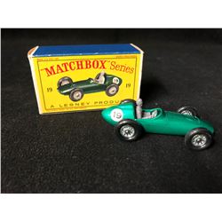 Vintage Lesney Matchbox #19 ASTON MARTIN DBR5 F1 RACER (MINT CONDITION)