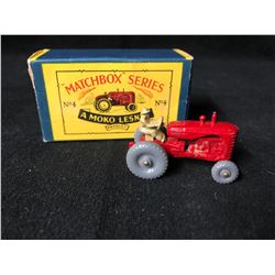 Moko Lesney Matchbox 4b Massey Harris Tractor (MINT CONDITION)