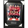 Image 1 : VANCOUVER 2010 TEAM CANADA CURLING SIGNED 22" X 30" FRAMED PHOTO W/ KEVIN MARTIN/ CHERYL BERNARD...
