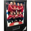 Image 2 : VANCOUVER 2010 TEAM CANADA CURLING SIGNED 22" X 30" FRAMED PHOTO W/ KEVIN MARTIN/ CHERYL BERNARD...