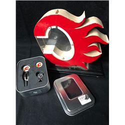 CALGARY FLAMES FAN SOUVENIR LOT