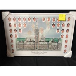 1972 TEAM CANADA HOCKEY TEAM PAINTING BY DANIEL PARRY