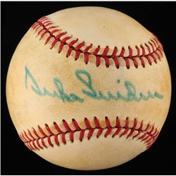 DUKE SNIDER AUTOGRAPHED BASEBALL (JSA COA)