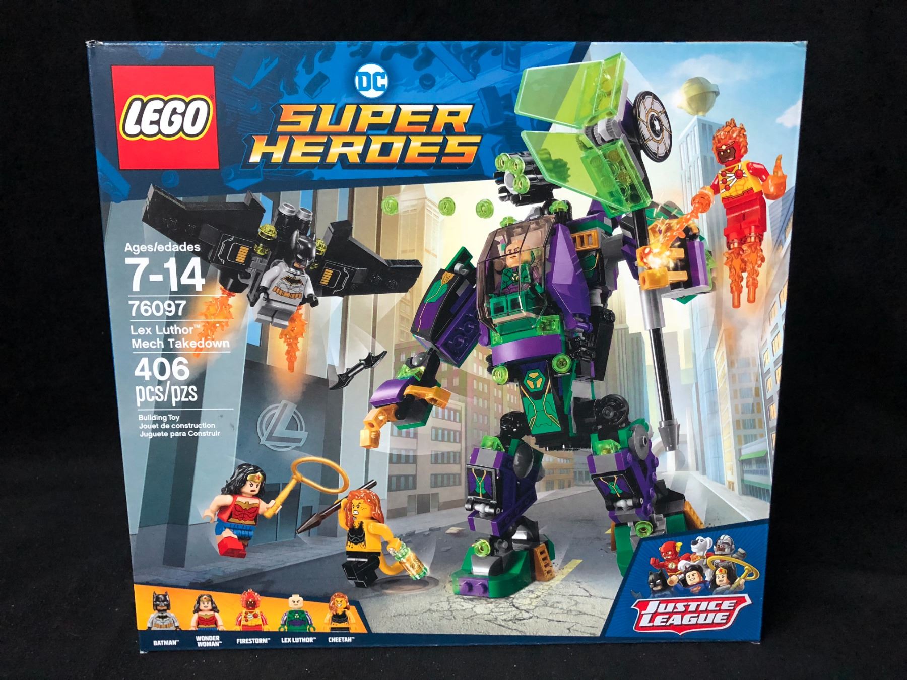lego lex luthor mech takedown