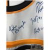 Image 3 : BOSTON BRUINS MULTI PLAYER SIGNED REEBOK HOCKEY JERSEY (CSI COA) W/ BUCYK, LUCIC, BERGERON,THOMAS...