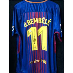 Ousmane Dembele Signed Barcelona Jersey (Beckett COA)