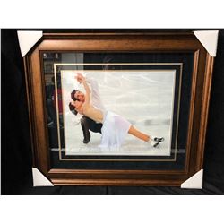 VIRTUE/ MOIR "LEANING BACK' 32" X 28" FRAMED OLYMPIC PHOTO (VANCOUVER 2010)