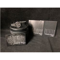 WOMANS PORSCHE DESIGN   BY IWC  COMPLETE WITH PAPERS AND BOX
