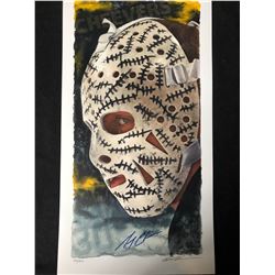 LIMITED EDITION GERRY CHEEVERS AUTOGRAPHED 12" X 18" PRINT BY GLEN GREEN (161/300)