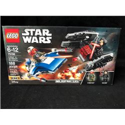 LEGO 75196 Star Wars A-Wing vs TIE Silencer Microfighters 188 Pieces