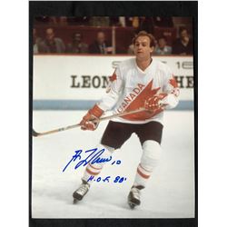 GUY LAFLEUR SIGNED 8 X 10 PHOTO (TEAM CANADA)