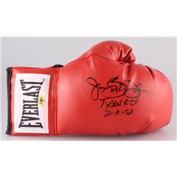 James "Buster" Douglas Signed Everlast Boxing Glove Inscribed "Tyson KO" & "2/11/90" (JSA COA)