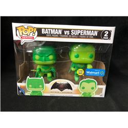 FUNKO Pop BATMAN vs SUPERMAN Walmart EXCLUSIVE 2pk Vinyl Figures