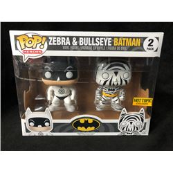 Zebra & Bullseye Batman Funko Pop 2 Pack Brand New Vinyl Figures Hot Topic