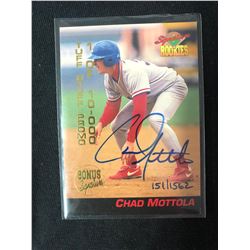 CHAD MOTTOLA SIGNED SIGNATURE ROOKIES BASEBALL CARD