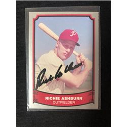 RICHIE ASHBURN SIGNED BASEBALL CARD